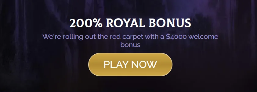 Royal Ace Casino Australia welcome bonus