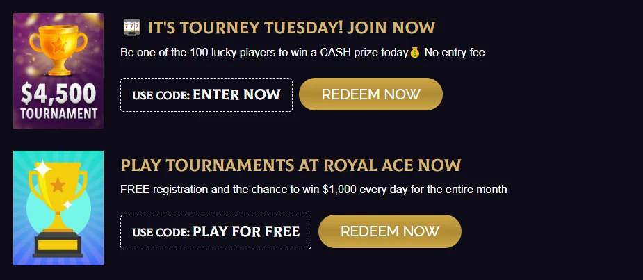 Royal Ace Casino Australia bonuses