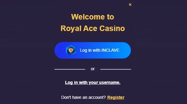 Royal Ace AU registration and login